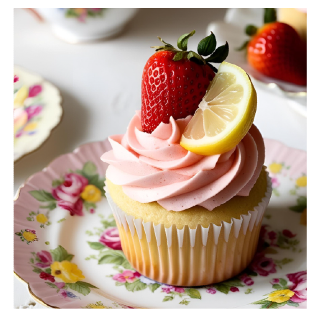 Strawberry Lemonade (6 Cupcakes)